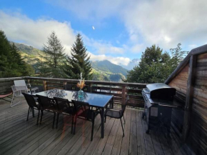 Chalet 10p sauna spa superbe vue Huez